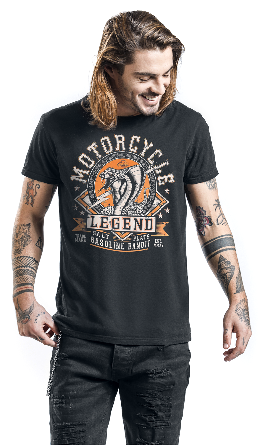 Gasoline Bandit Legend T-Shirt schwarz