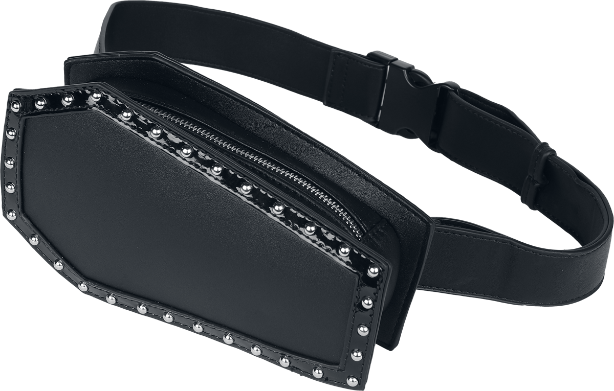 KIHILIST by KILLSTAR Gothic Bum Bag - Sealed In A Coffin Bag - for Women - black