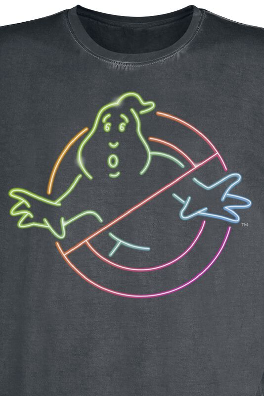 Filme & Serien Ghostbusters Neon Logo| Ghostbusters T-Shirt