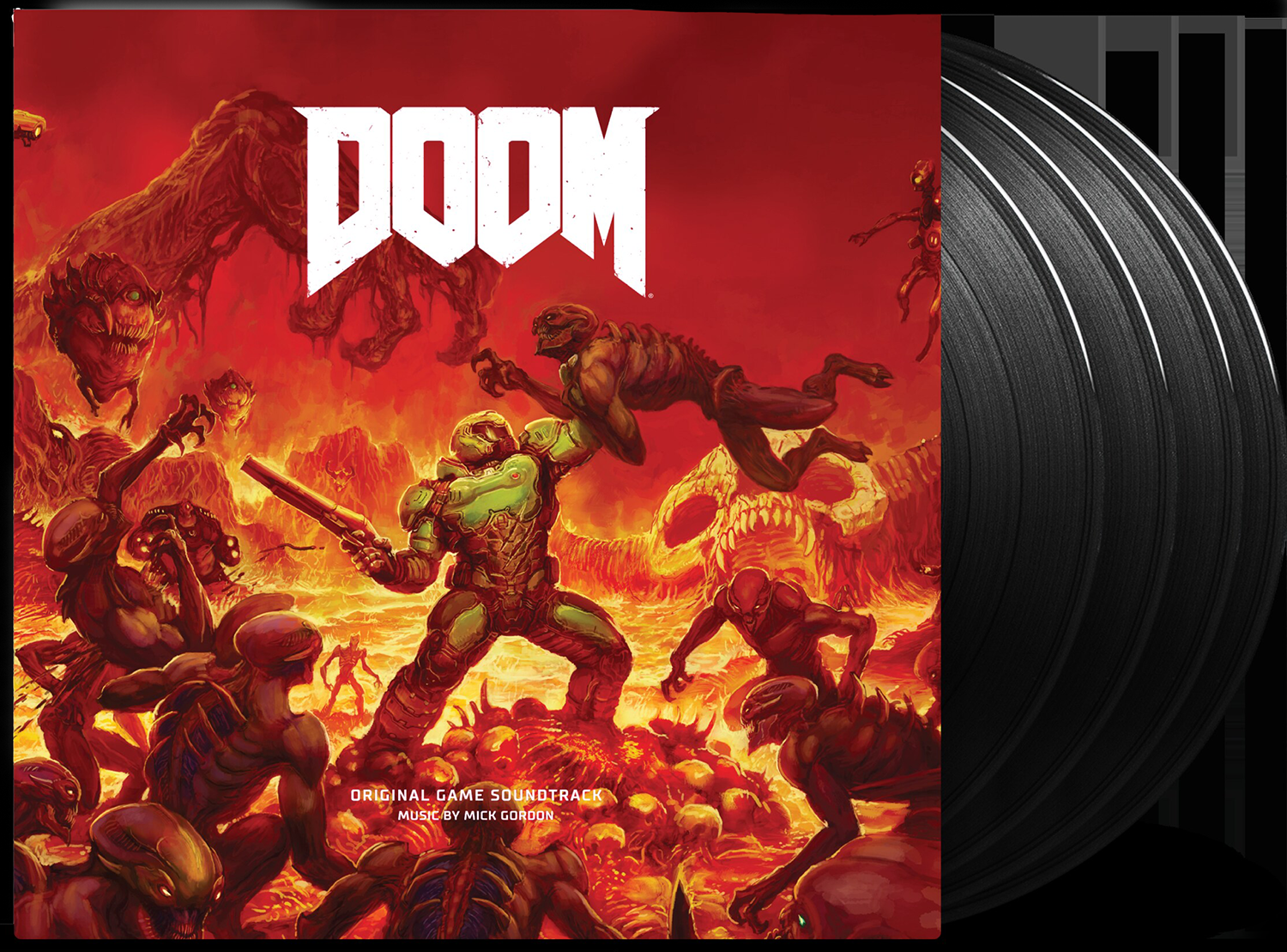 Doom Original Game Soundtrack (Mick Gordon) - 5th Anniversary LP schwarz