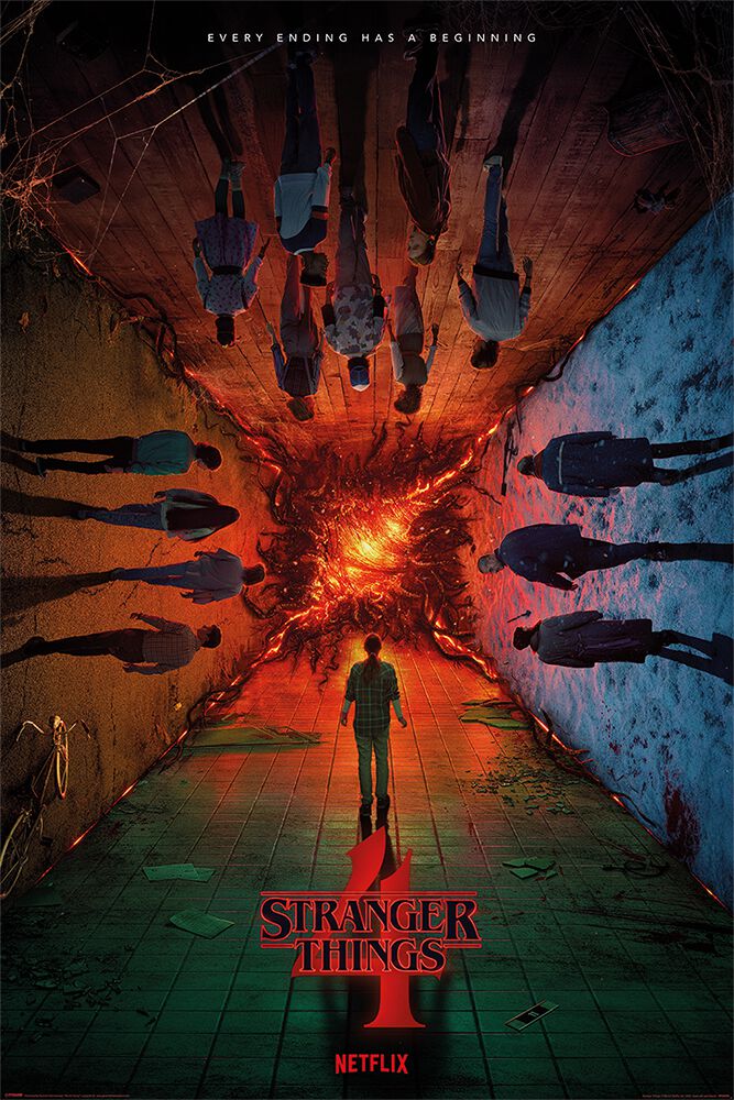 Stranger Things Season 4 - Every Ending Has A Beginning Poster multicolor
