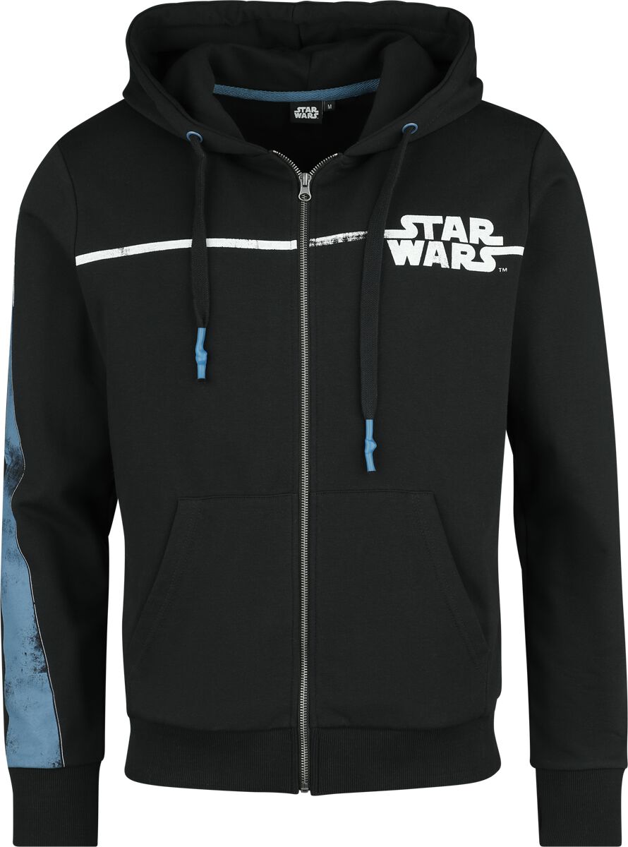 Star Wars - Disney Kapuzenjacke - Galactic Shuttle Excursions - S bis XXL - für Männer - Größe M - schwarz  - EMP exklusives Merchandise!
