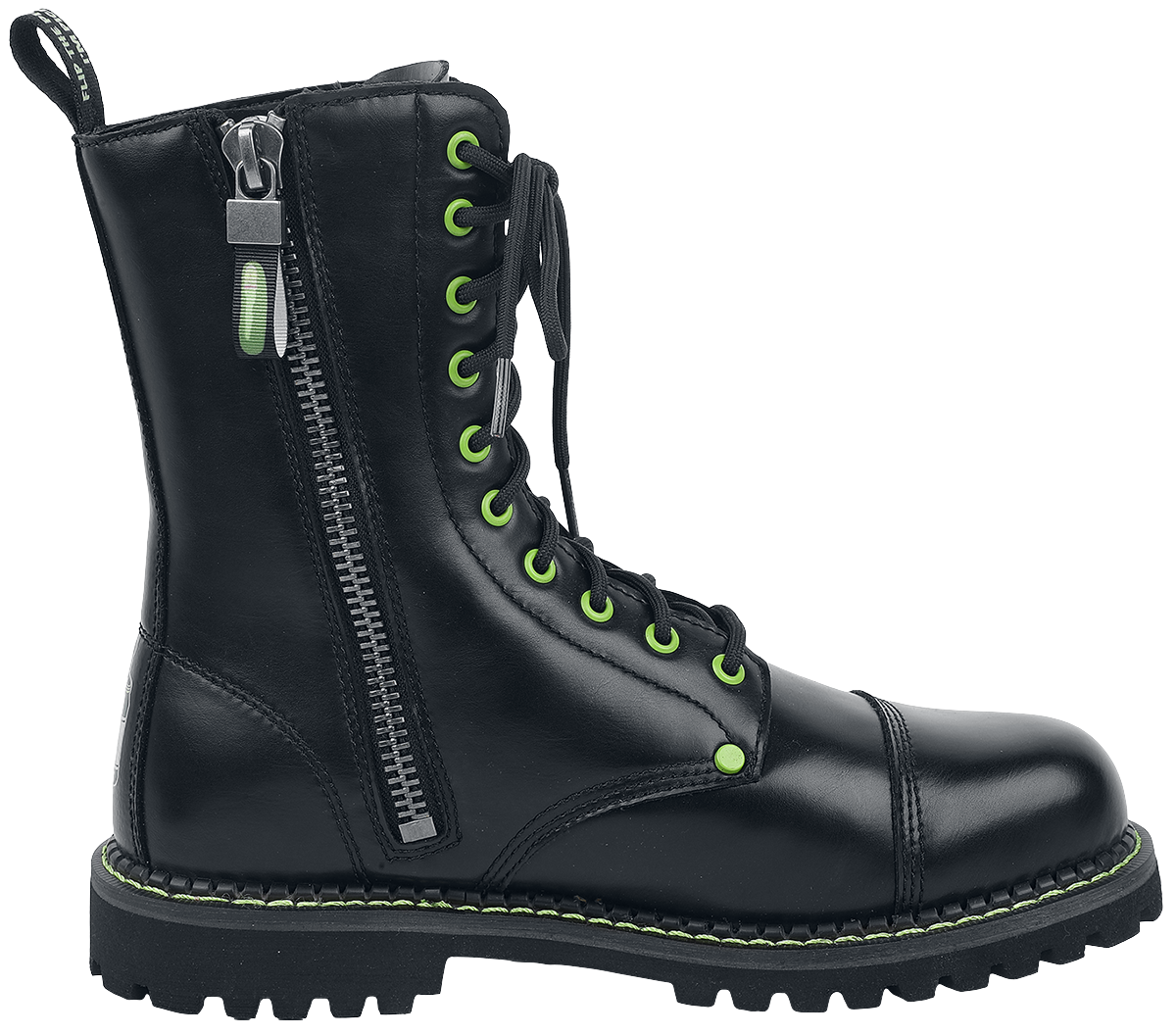 Rick And Morty Pickle Rick Schnürstiefel schwarz - 18.89% Rabatt