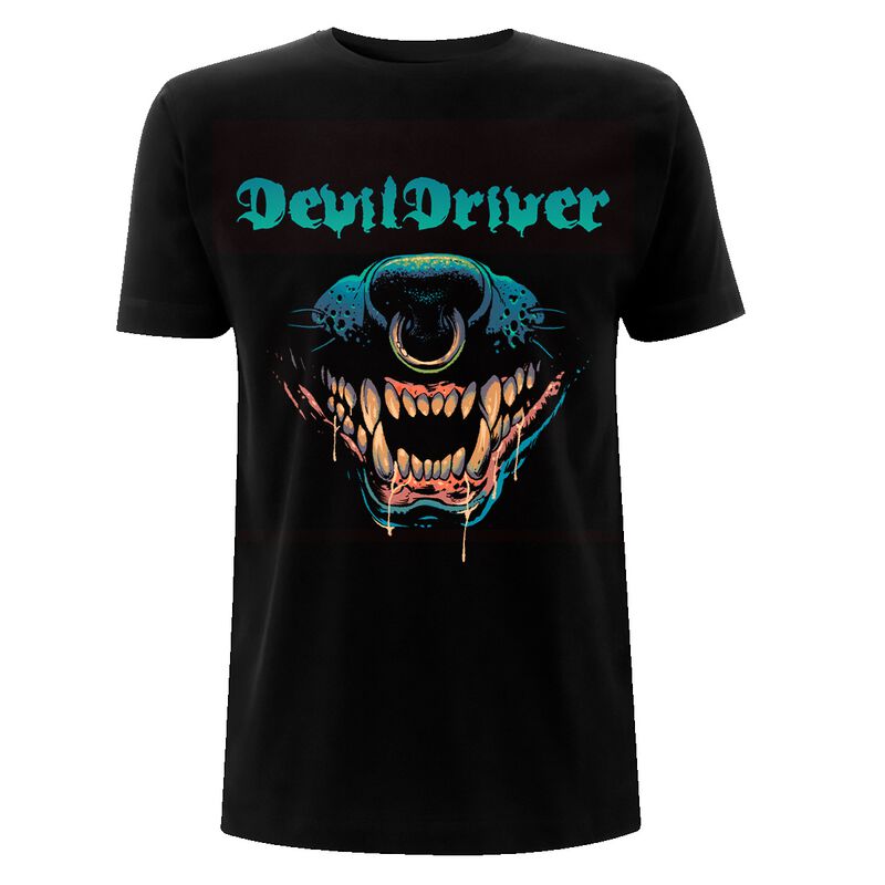 DevilDriver T-Shirt - Hyena Jaws - S bis XXL - für Männer - Größe S - schwarz  - Lizenziertes Merchandise!