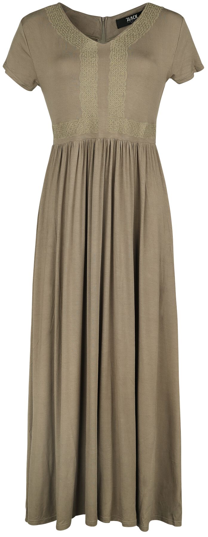 Image of Black Premium by EMP Langes Kleid mit Knotenborte Kleid beige