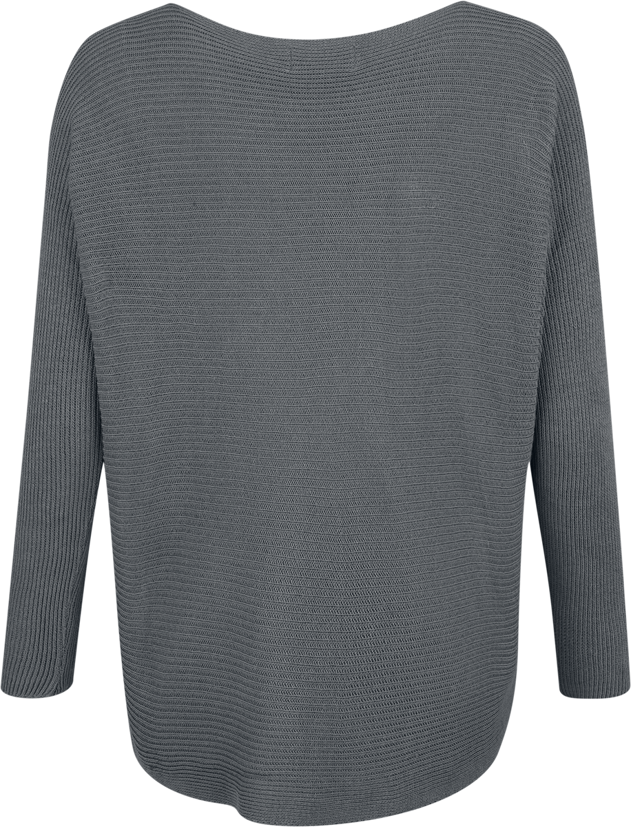 4068143375214 - Cosy Bat Sleeve Knit Langarmshirt grau in S