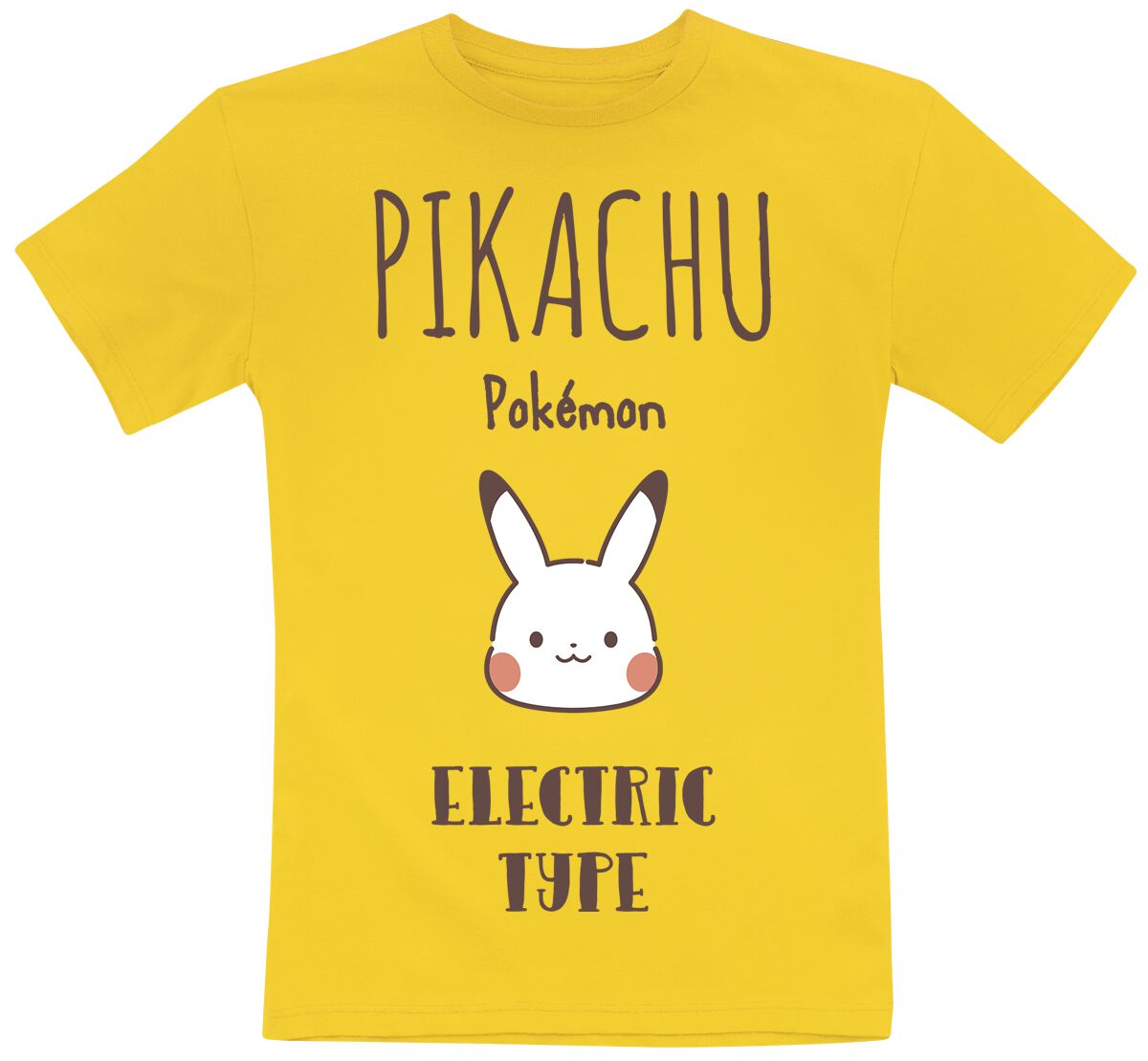 T-shirt Gaming de Pokémon - Kids - Pikachu - Electric Type - 128 à 140 - pour filles & garçonse - ja