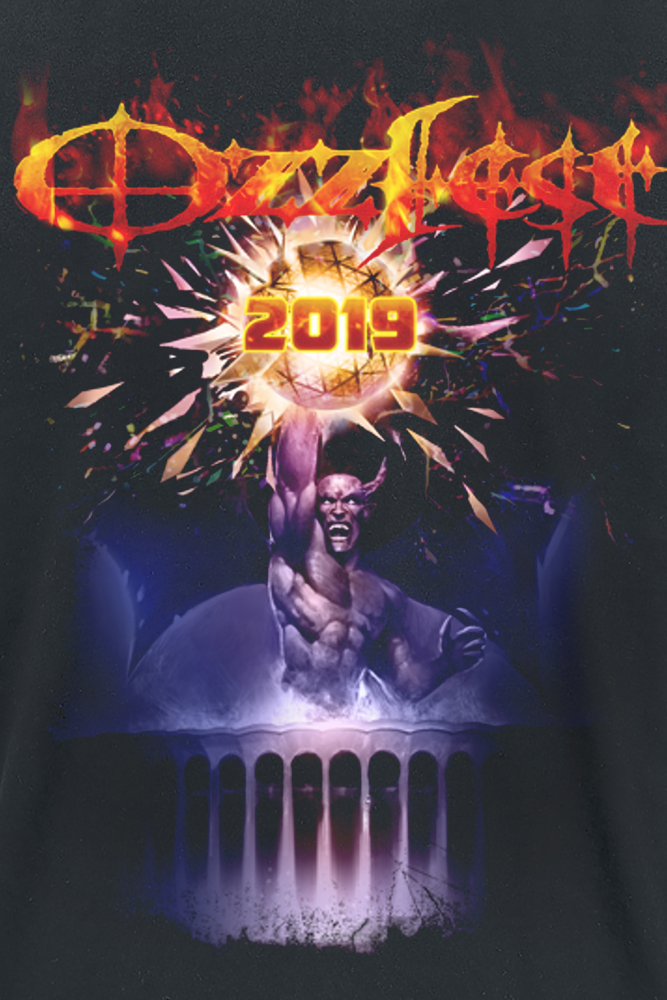 Ozzy Osbourne Ozzfest NYE 2018 T-Shirt schwarz