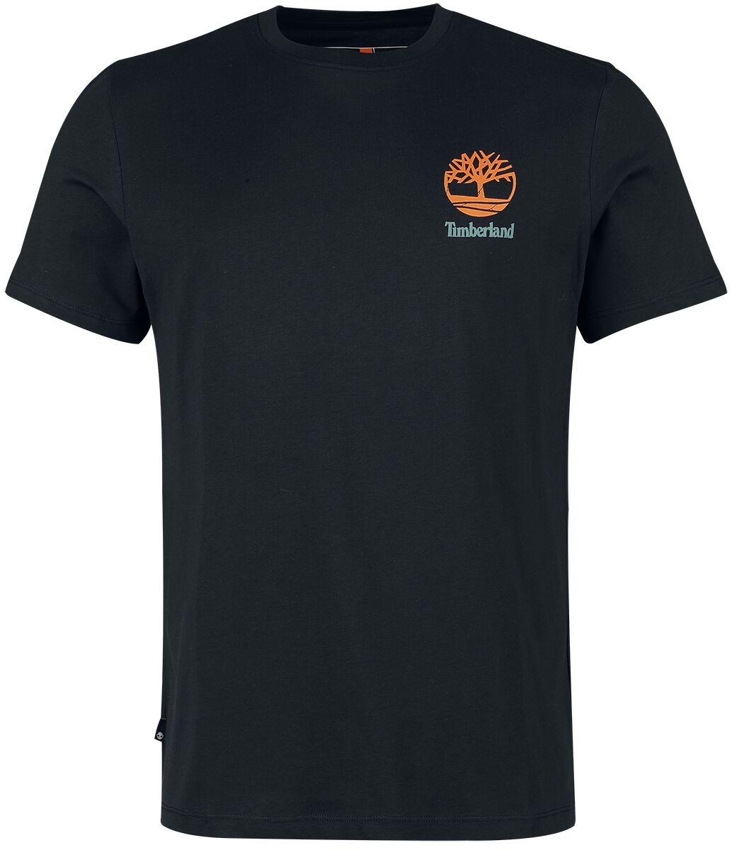 Timberland T-Shirt - Back Graphic Short Sleeve Tee - S bis XXL - für Männer - Größe L - schwarz