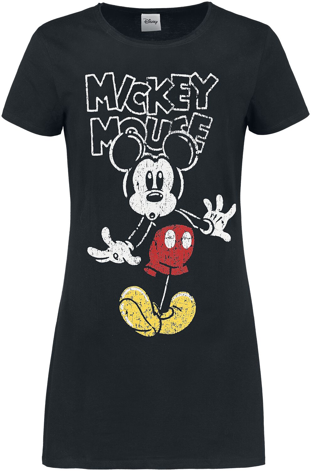 Mickey Mouse - Mickey Mouse - Kleid knielang - schwarz - EMP Exklusiv!