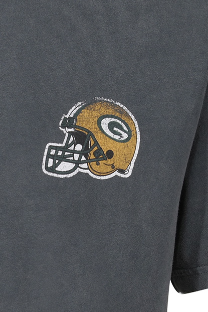 Recovered Clothing NFL Packers College Black Washed T-Shirt multicolor