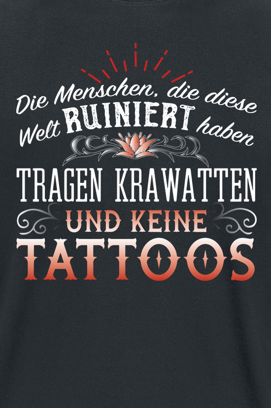 Sprüche T-Shirt - Die Menschen, die diese Welt ruiniert haben - S bis 3XL - für Männer - Größe XXL - schwarz