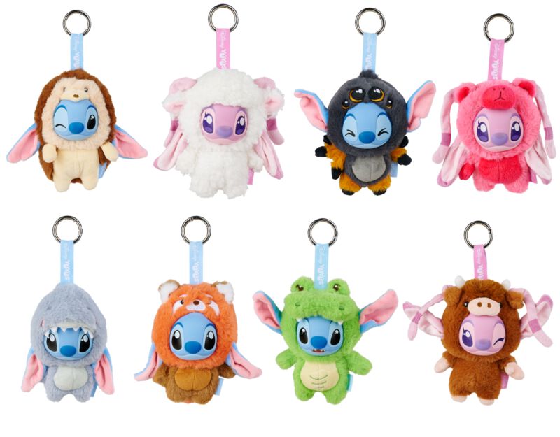 Lilo & Stitch - Disney Schlüsselanhänger - YuYus Stitch & Angel - Blindbox - multicolor  - Lizenzierter Fanartikel