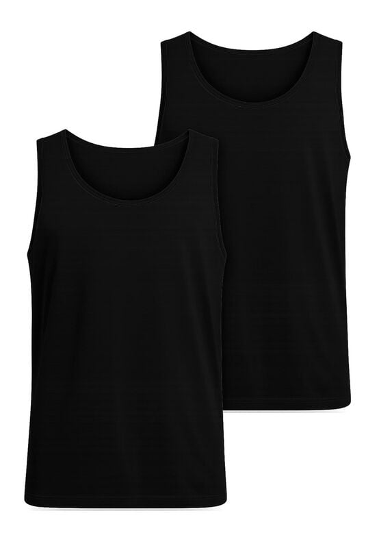 Urban Classics  Tanktop - Jersey Vests (2-pack) - for Men - black