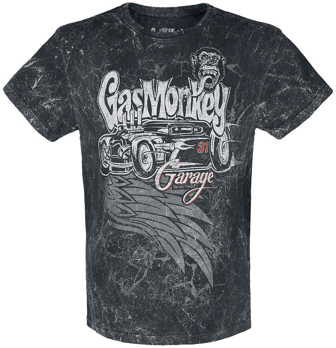 Gas Monkey Garage Green Hot Rod T-Shirt schwarz – 26.68% Rabatt
