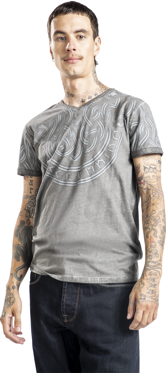 Thumbnail - Black Premium by EMP  T-Shirt grau in L