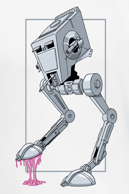 3664794796203 - AT-ST - Bubblegum T-Shirt weiß in XXL