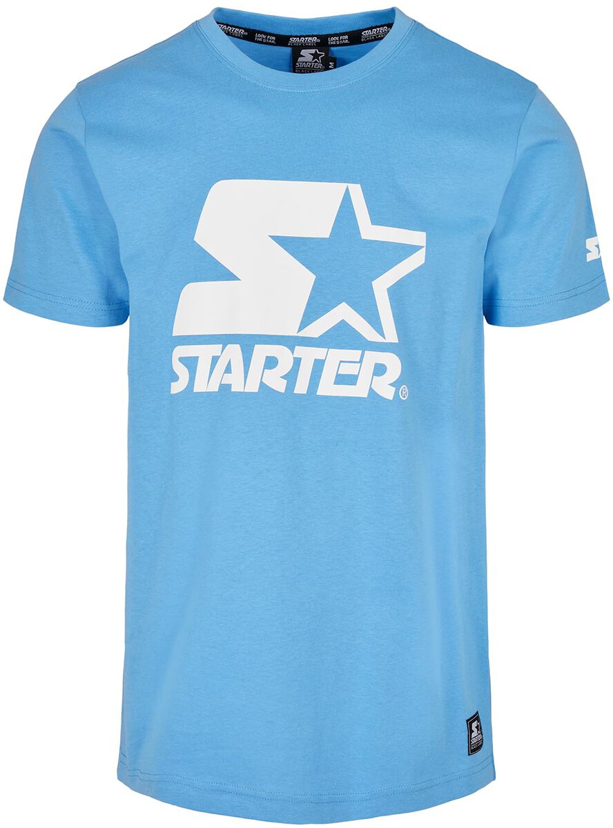 Starter T-Shirt - Starter Logo Tee - S bis L - für Männer - Größe M - blau