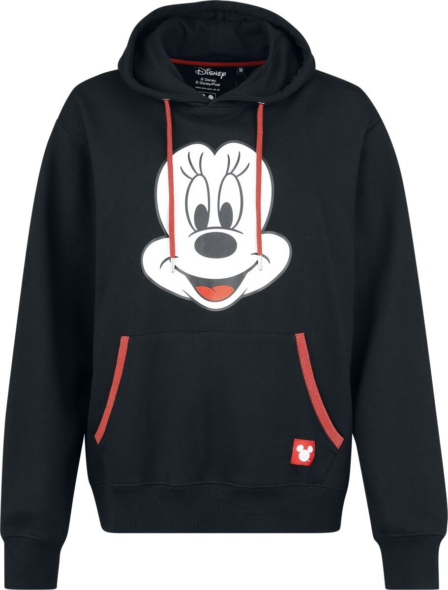 Mickey & Minnie Mouse - Disney Trui met capuchon - Minnie Maus - Ears & Bow - S tot XXL - voor Vrouwen - zwart
