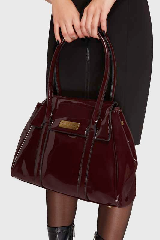 Thumbnail - Killstar Rose'S Gild Bag Handtasche burgund