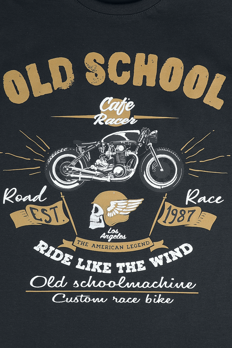 Gasoline Bandit - Rockabilly T-Shirt - Old School Cafe Racer - S bis 4XL - für Männer - Größe M - schwarz