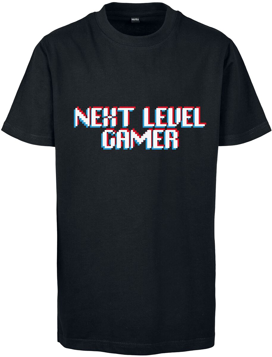T-shirt de Mister Tee - Next Level Gamer - 122/128 à 158/164 - pour garçons - noir