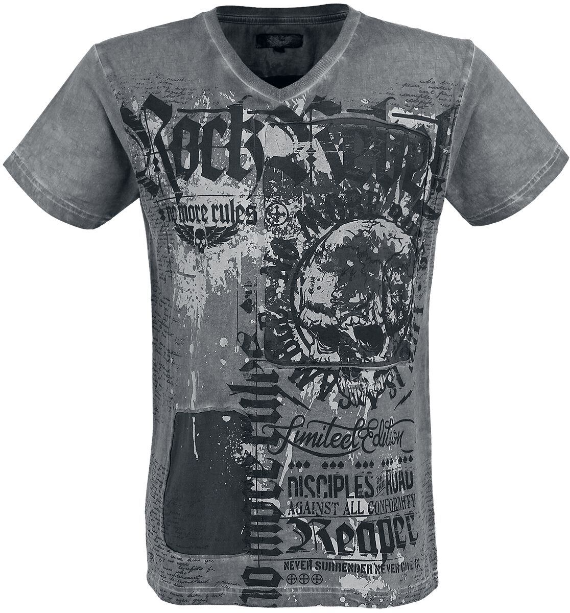 Rock Rebel by EMP - Rock T-Shirt - Heavy Soul - S bis XXL - für Männer - Größe XL - grau