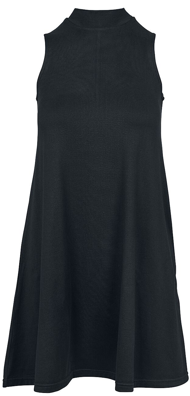 Ladies A-Line Turtleneck Dress Kurzes Kleid schwarz von Urban Classics
