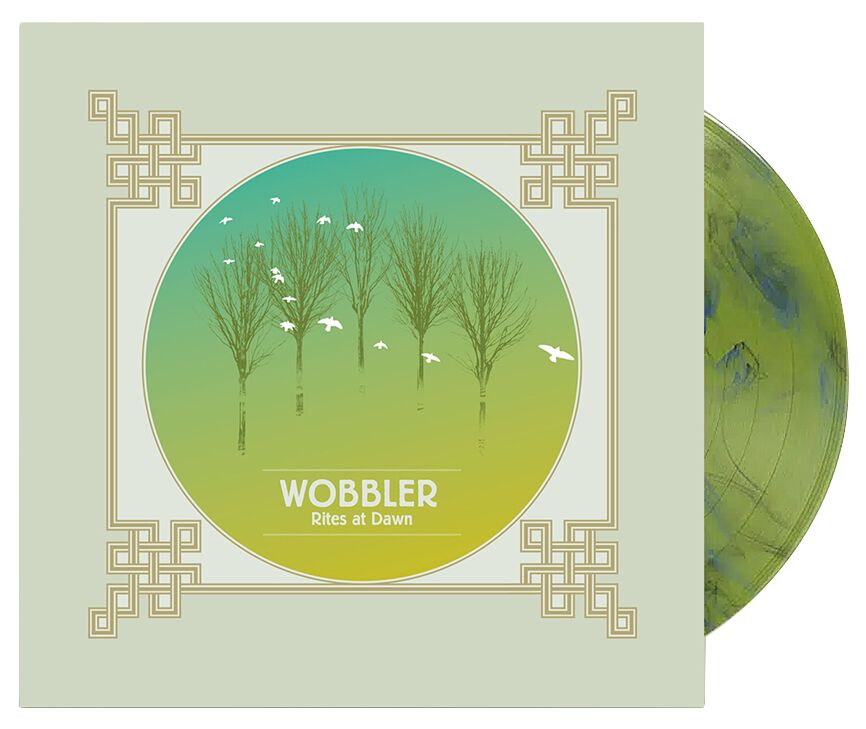 Image of Wobbler Rites at dawn LP marmoriert