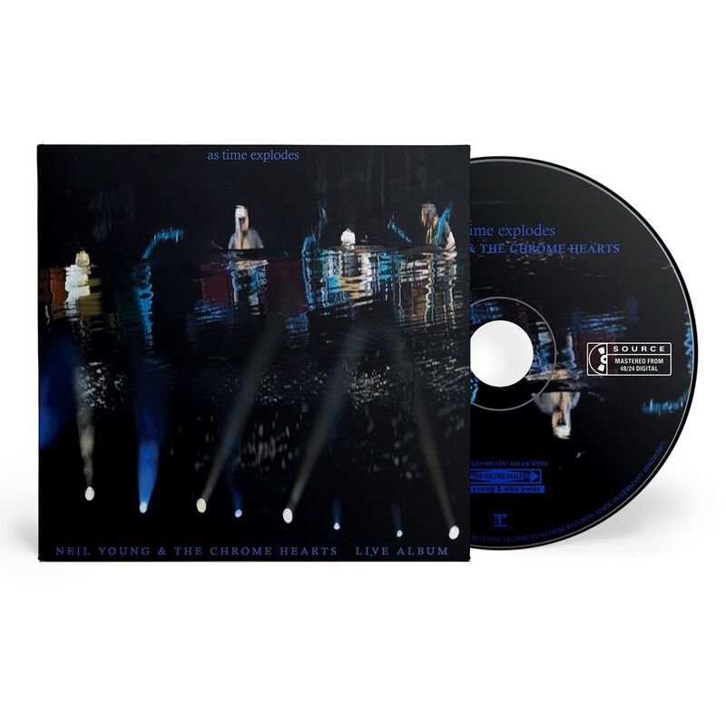 CD  av Neil Young & the Chrome Hearts - As Time explodes: Live Album -  -