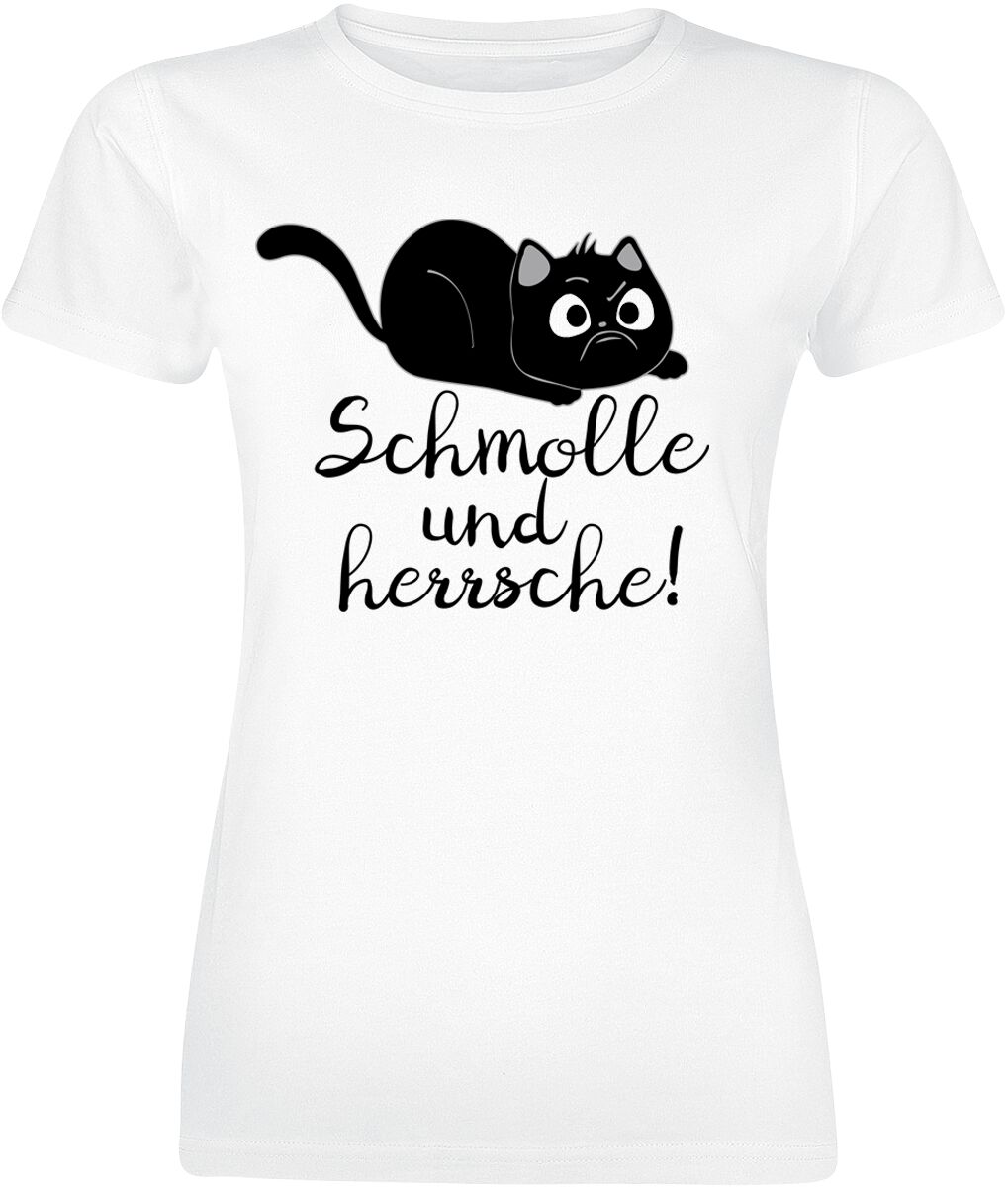Tierisch Schmolle und herrsche T-Shirt weiß Tierisch Schmolle und herrsche T-Shirt weiß
