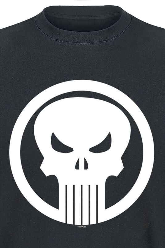 Filme & Serien Große Größen Punischer Skull Circle | Marvel Knights T-Shirt