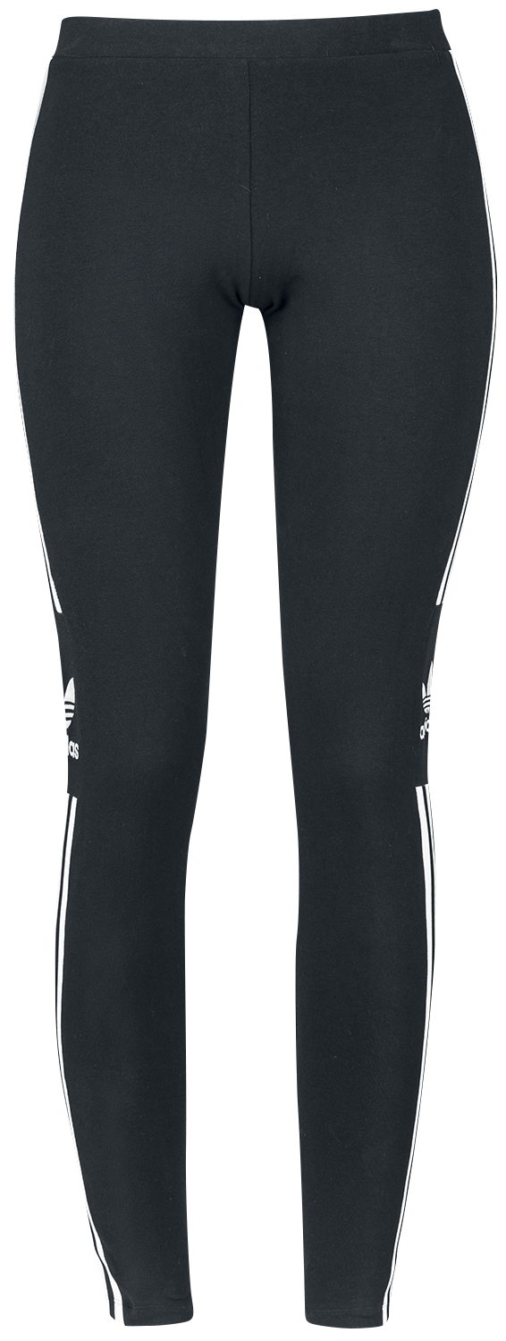 Adidas Trefoil Tight Leggings schwarz weiß