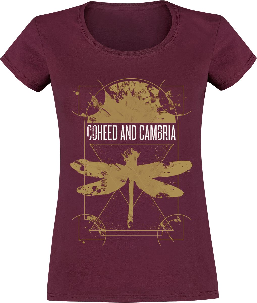 Coheed And Cambria Dissect Juniors T-Shirt red