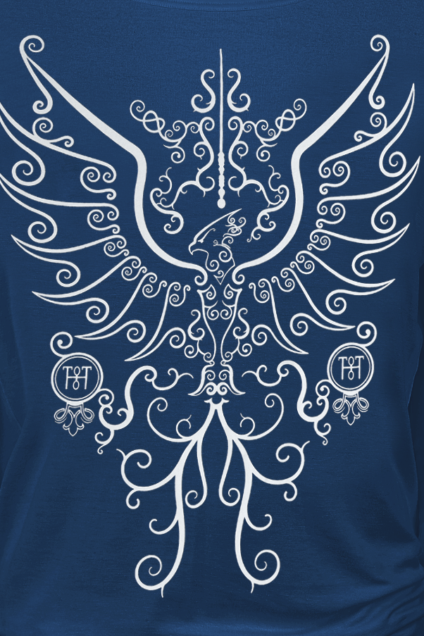 Harry Potter Phoenix Langarmshirt navy
