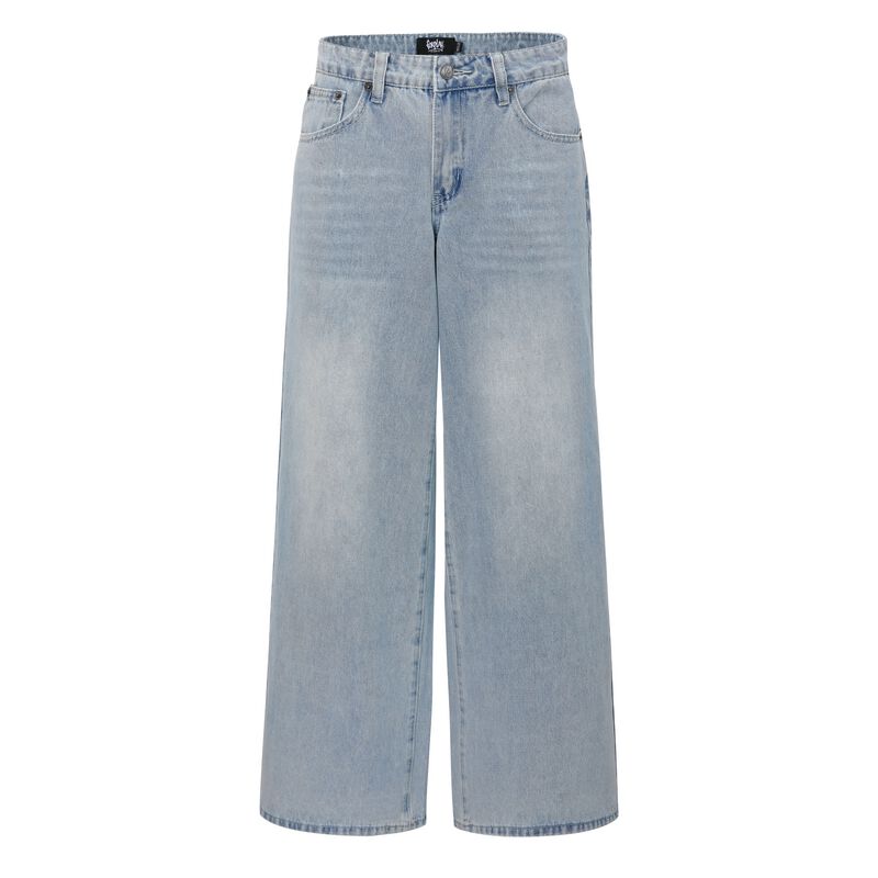 Forplay Jeans - Wide Jeans Light blue washed - W27L32 bis W34L32 - für Damen - Größe W27L32 - hellblau