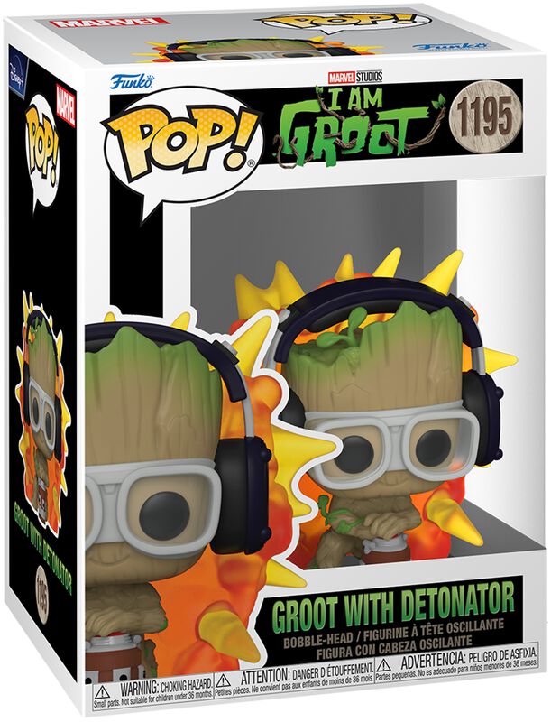 I am Groot - Groot with Detonator Vinyl Figur 1195