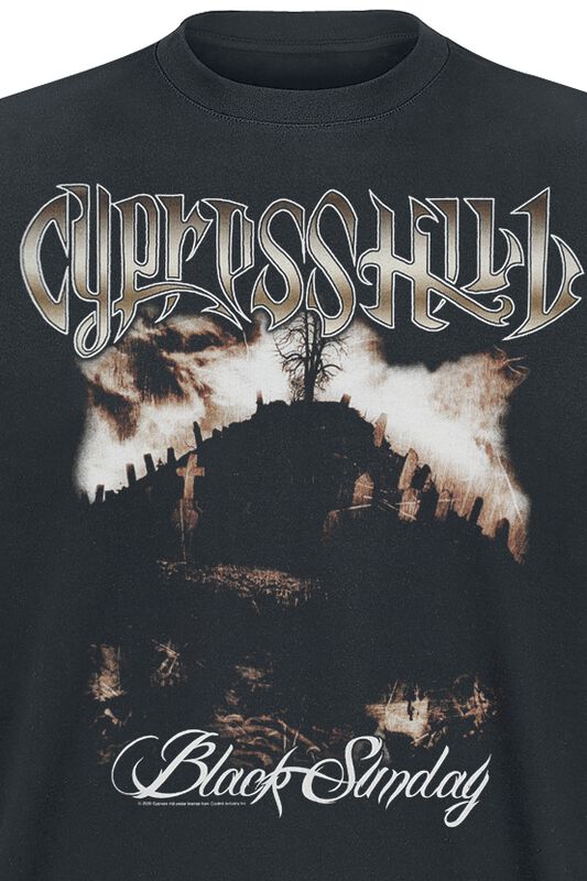Band Merch Bekleidung Black Sunday | Cypress Hill T-Shirt