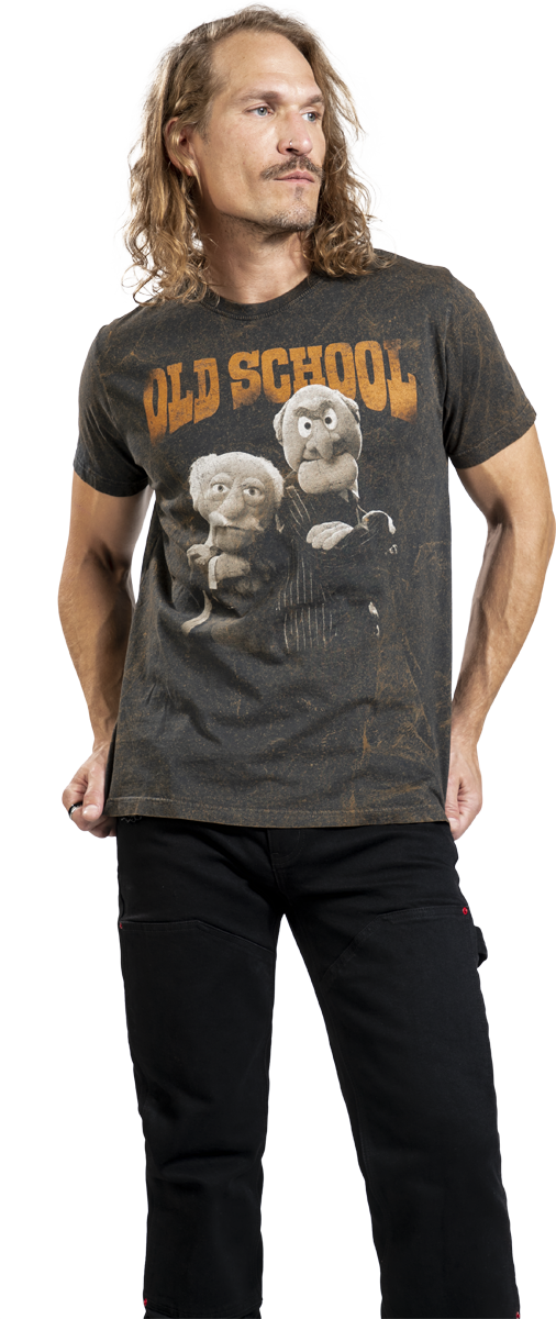 Thumbnail - Die Muppets Old School T-Shirt grau in M