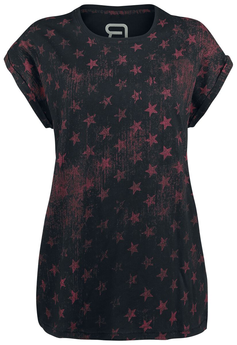 Image of RED by EMP Ladies Extended Shoulder Tee Girl-Shirt schwarz