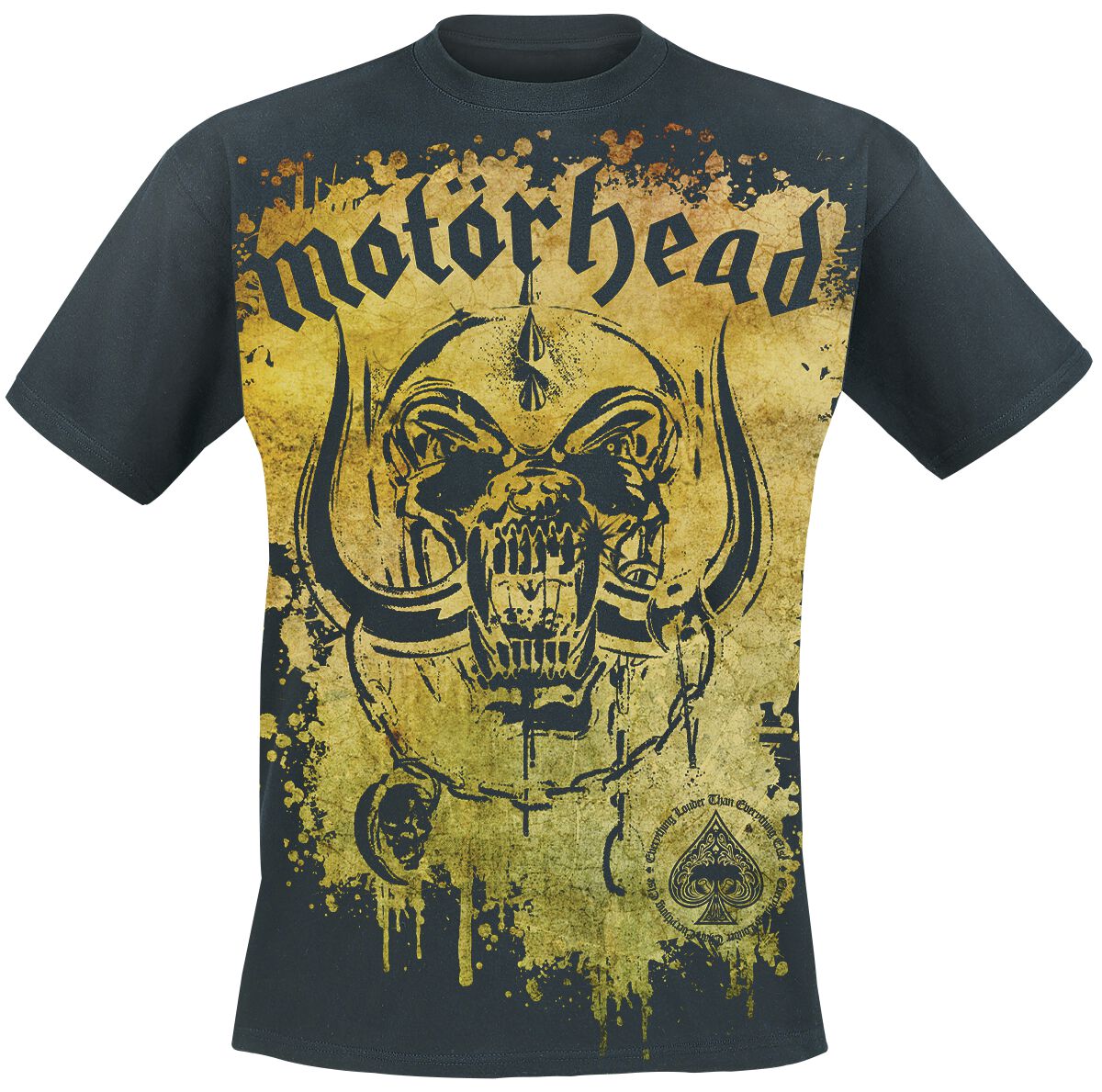 Image of T-Shirt di Motörhead - Acid Splatter - M a 3XL - Uomo - nero