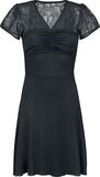 Skull Lace Dress, Black Premium by EMP, Mittellanges Kleid