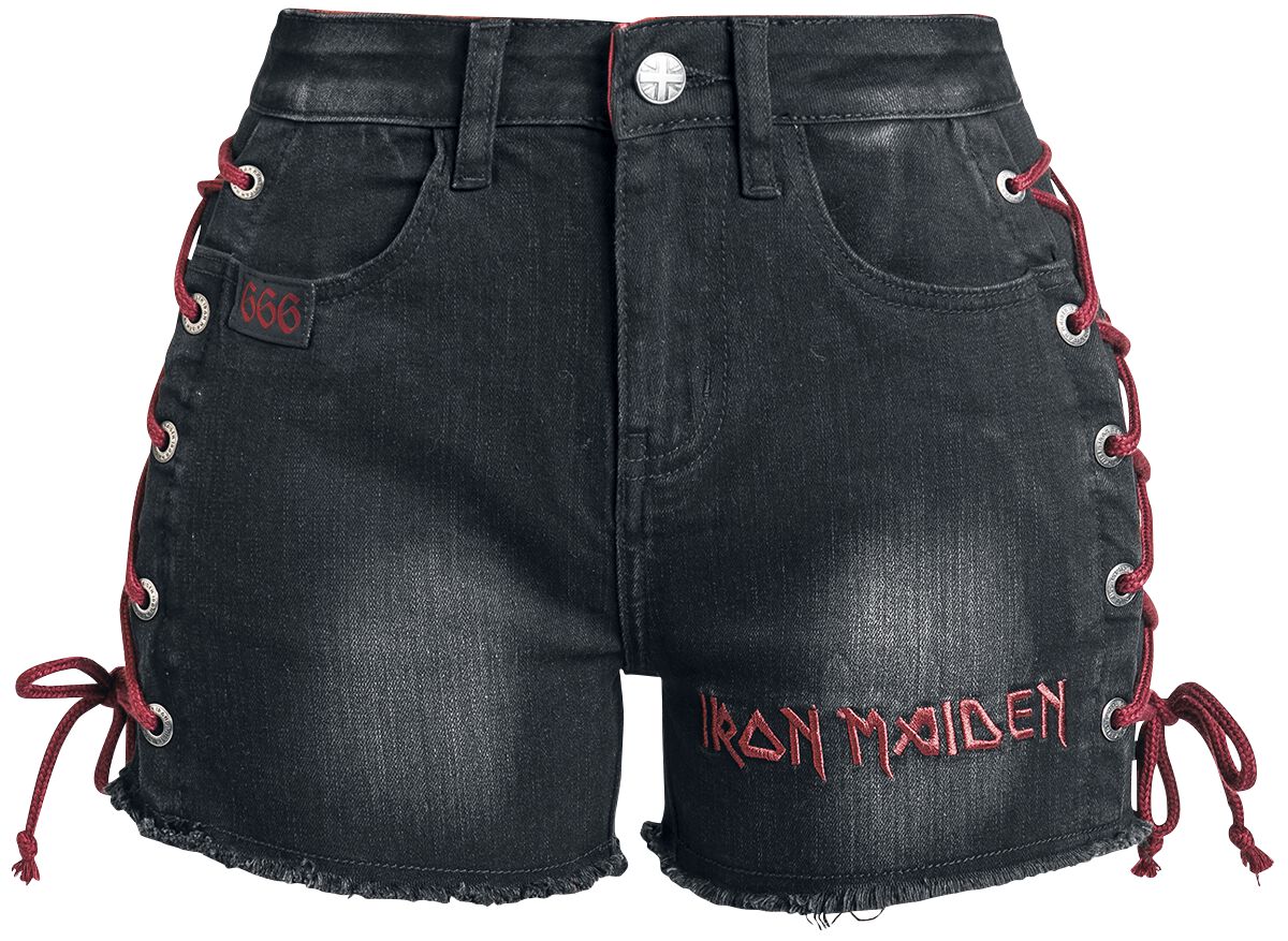 Short Sexy de Iron Maiden - EMP Signature Collection - 28 à 29 - pour Femme - noir