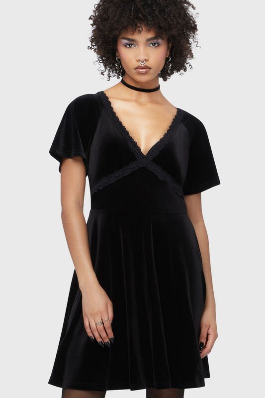 Killstar Gothic Mini Dress Beneath the Eclipse …