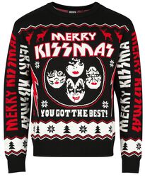 Holiday Sweater 2023, Kiss, Weihnachtspullover