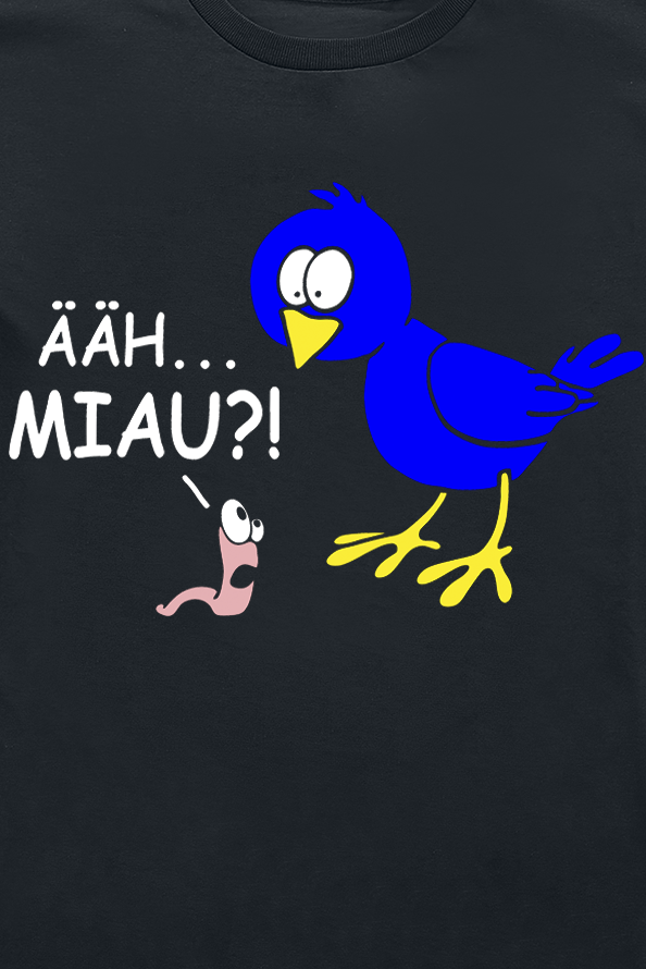 Tierisch Kids - Ääh... Miau?! T-Shirt schwarz - 23.09% Rabatt