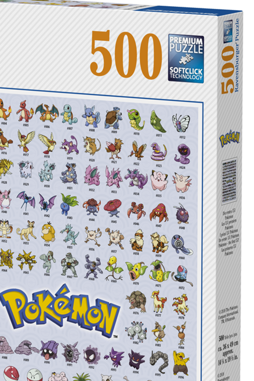 Pokémon Erste Generation Puzzle multicolor