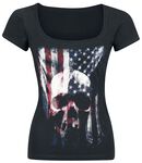 US Skull, US Skull, T-Shirt