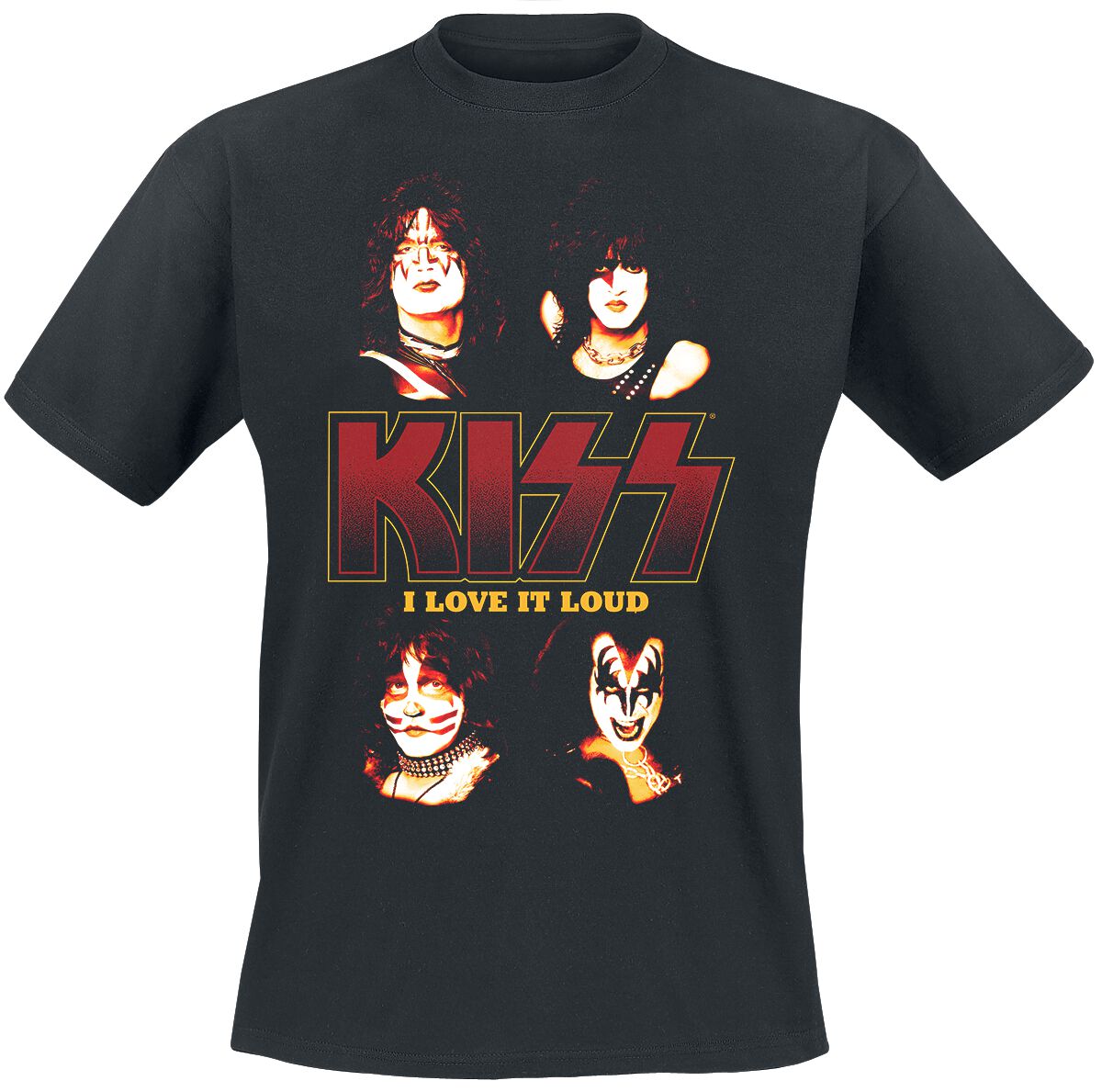 I Love It Loud T-Shirt schwarz von Kiss