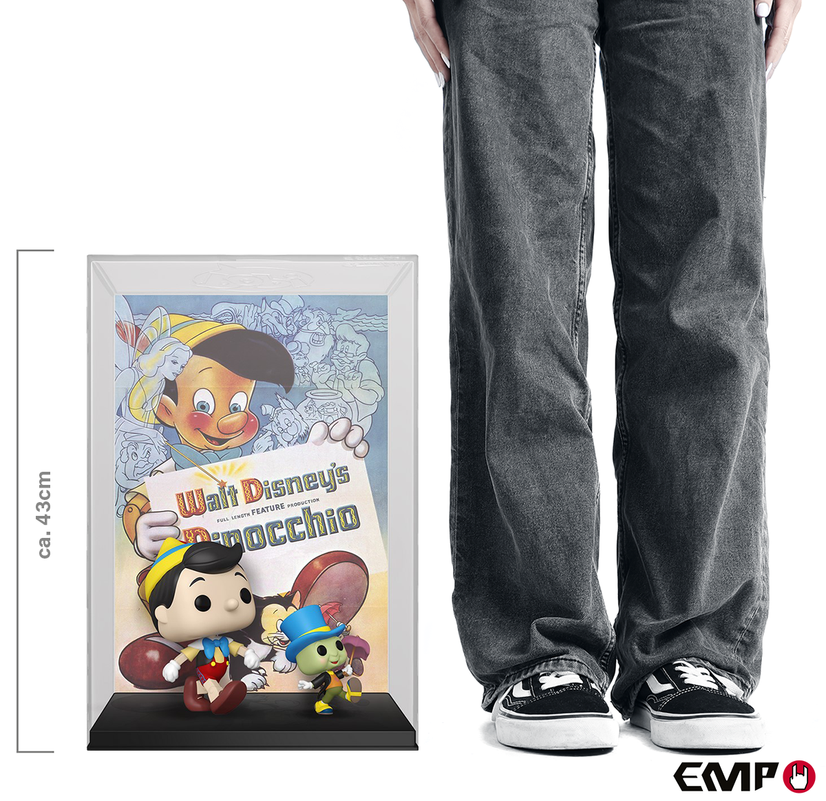 Pinocchio Funko POP! Movie Poster - Disney100 Pinocchio & Jimmy Cricket Vinyl Figur 08 Funko Pop! multicolor